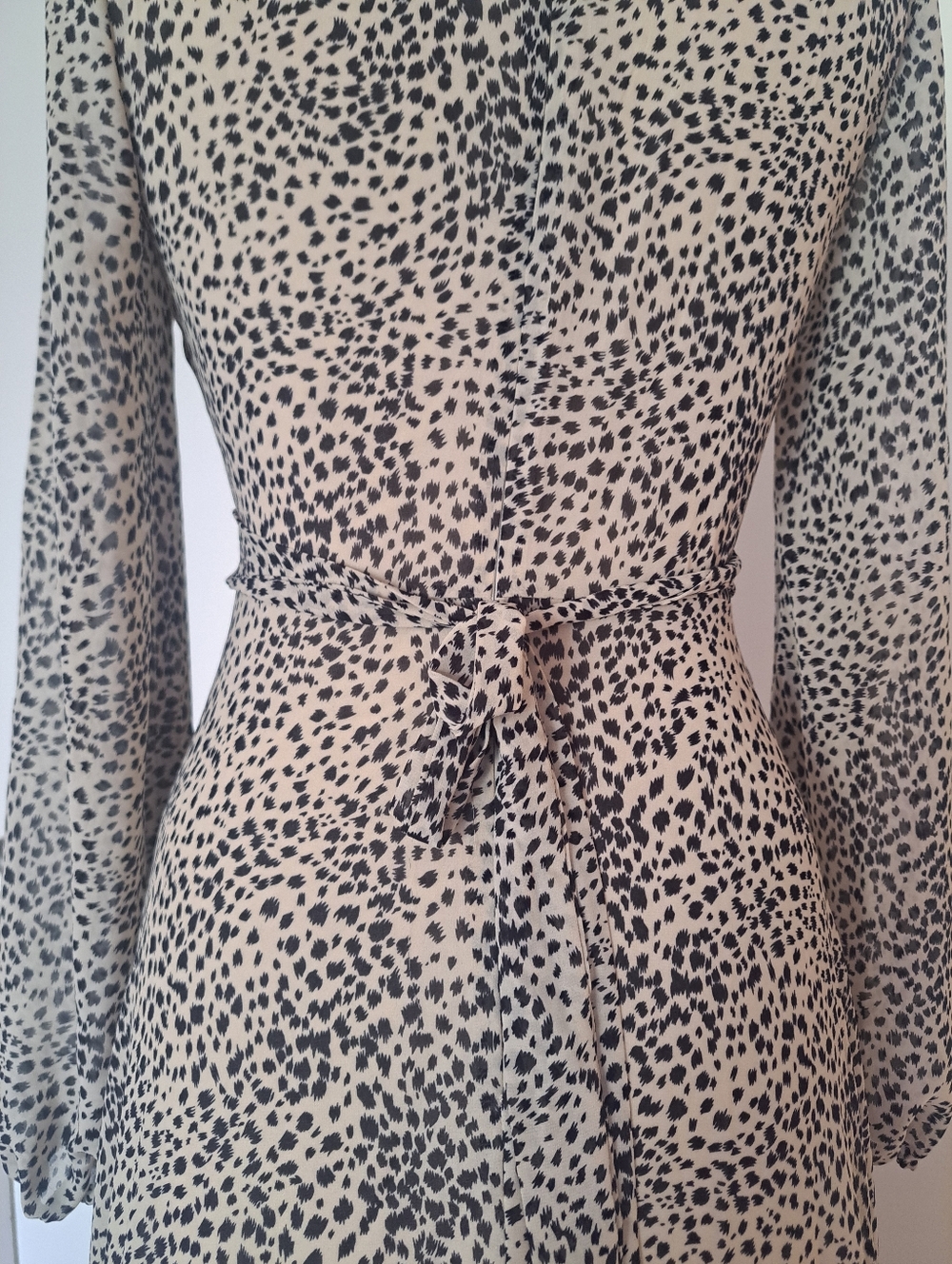 Dress Baltic Born Cream and Black Printed Long Sleeve Maxi Dress - Picture 3 of 14